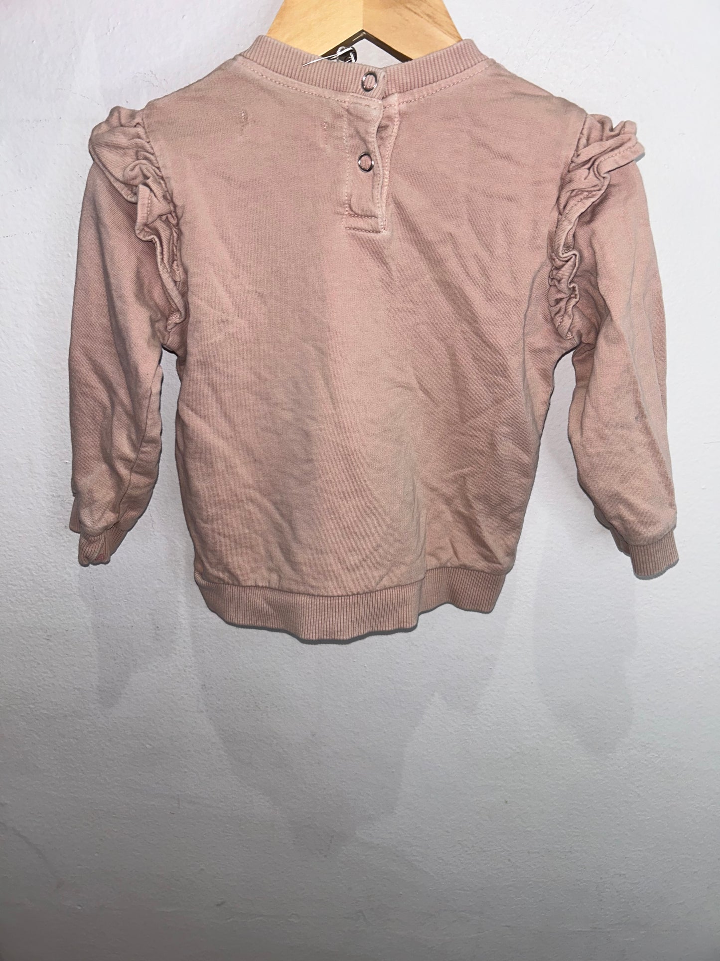 Pehr pink pullover 12-18m