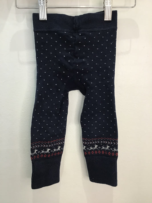 Winter print sweater pants/leggings 80-90cm (12-18m)