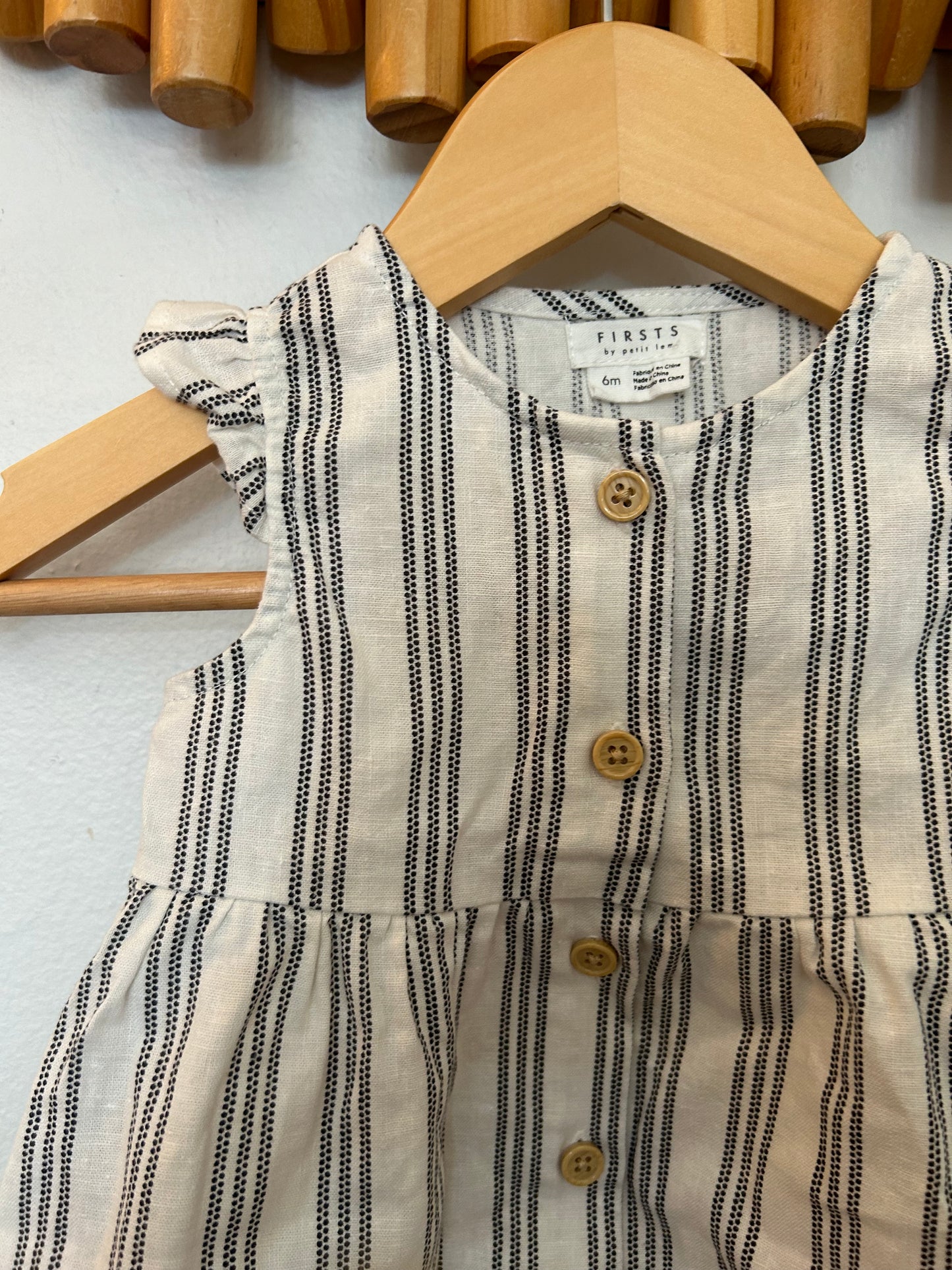 Petit Lem linen blend dress 6m