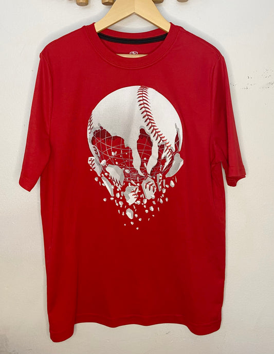 Baseball earth activewear tee 14-16y