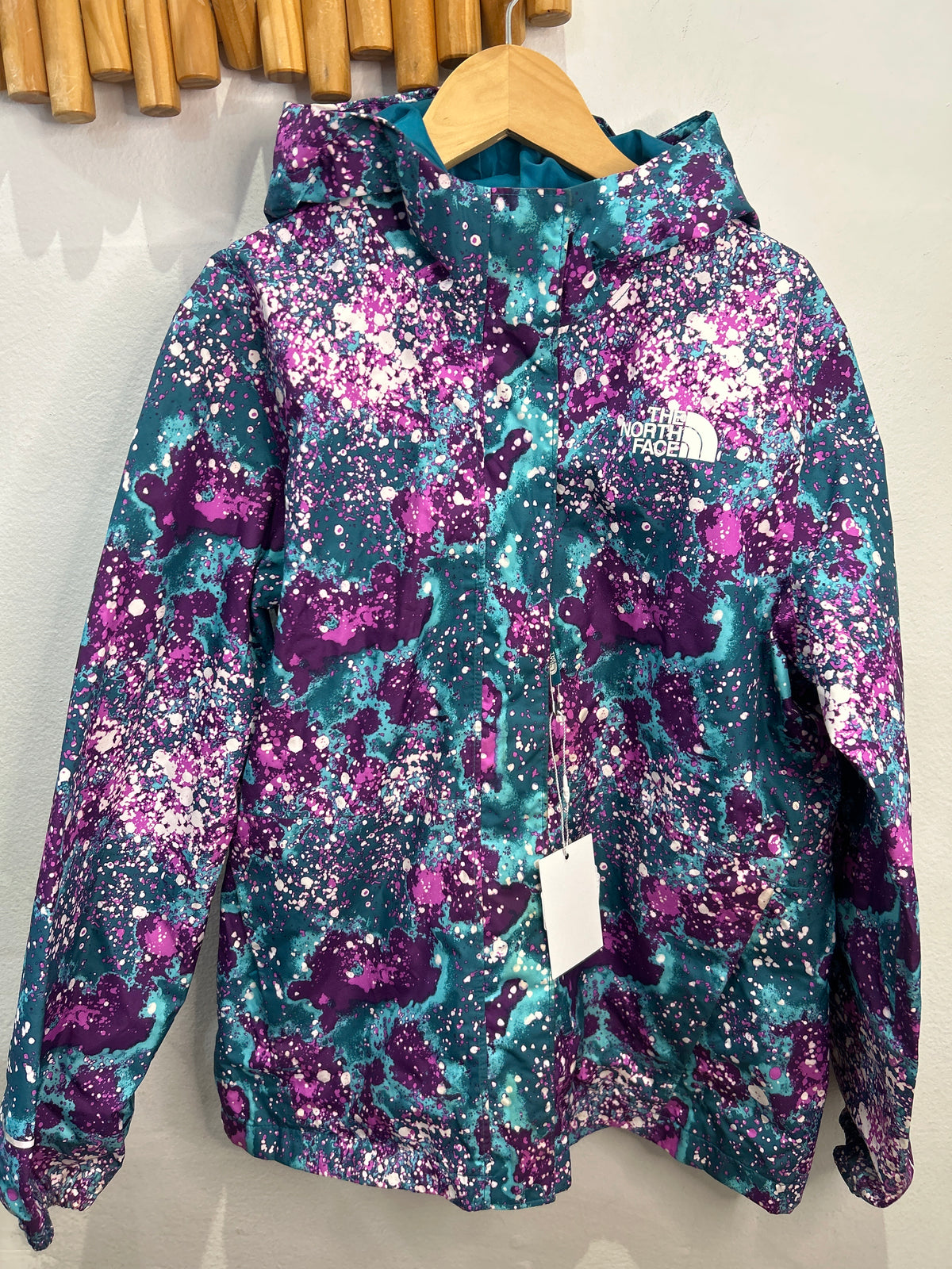 The North Face printed windbreaker 14-16y