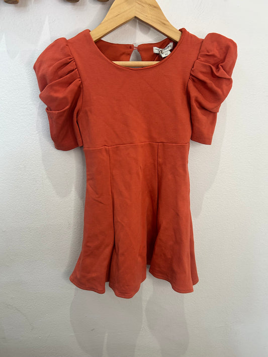 Orange dress 3y