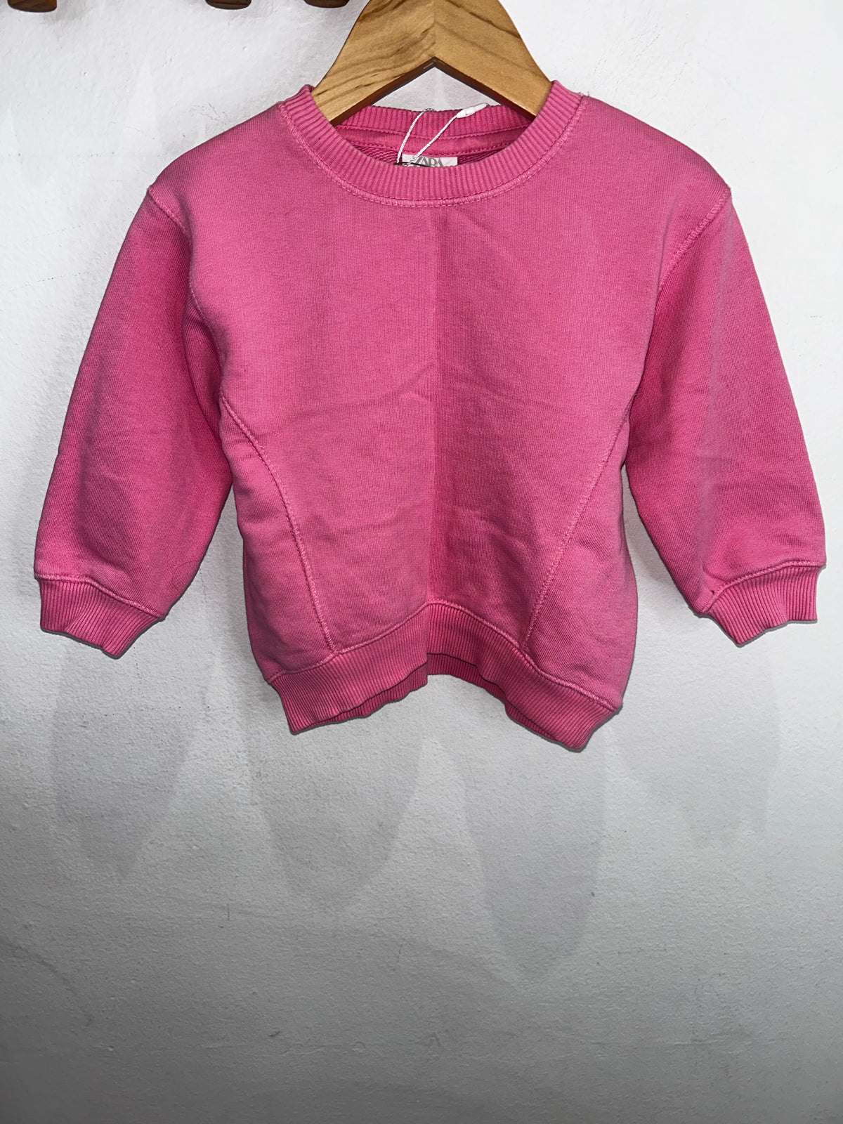 Neon pink pullover 12-18m
