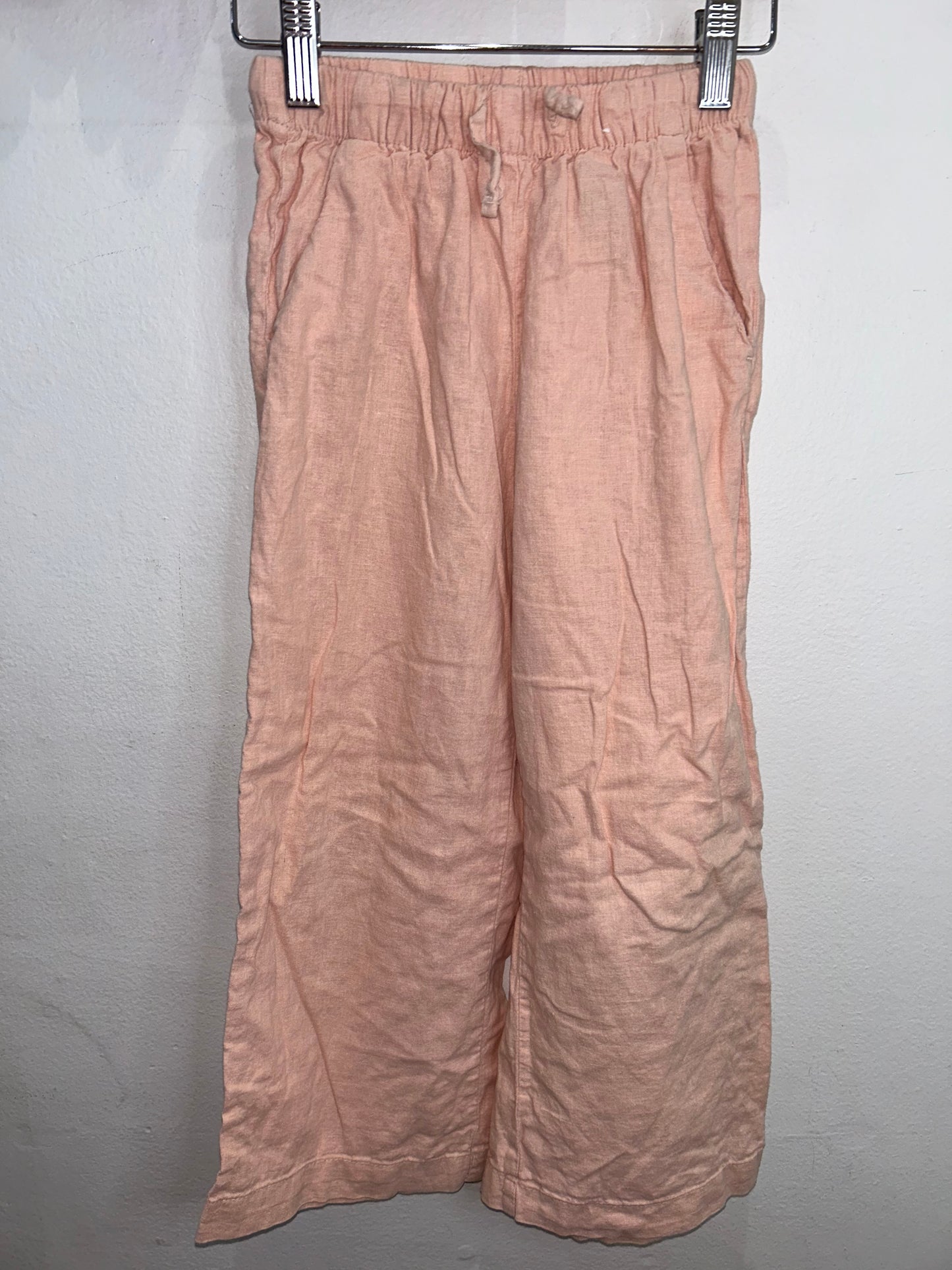 Breezy peach pants 6-7y