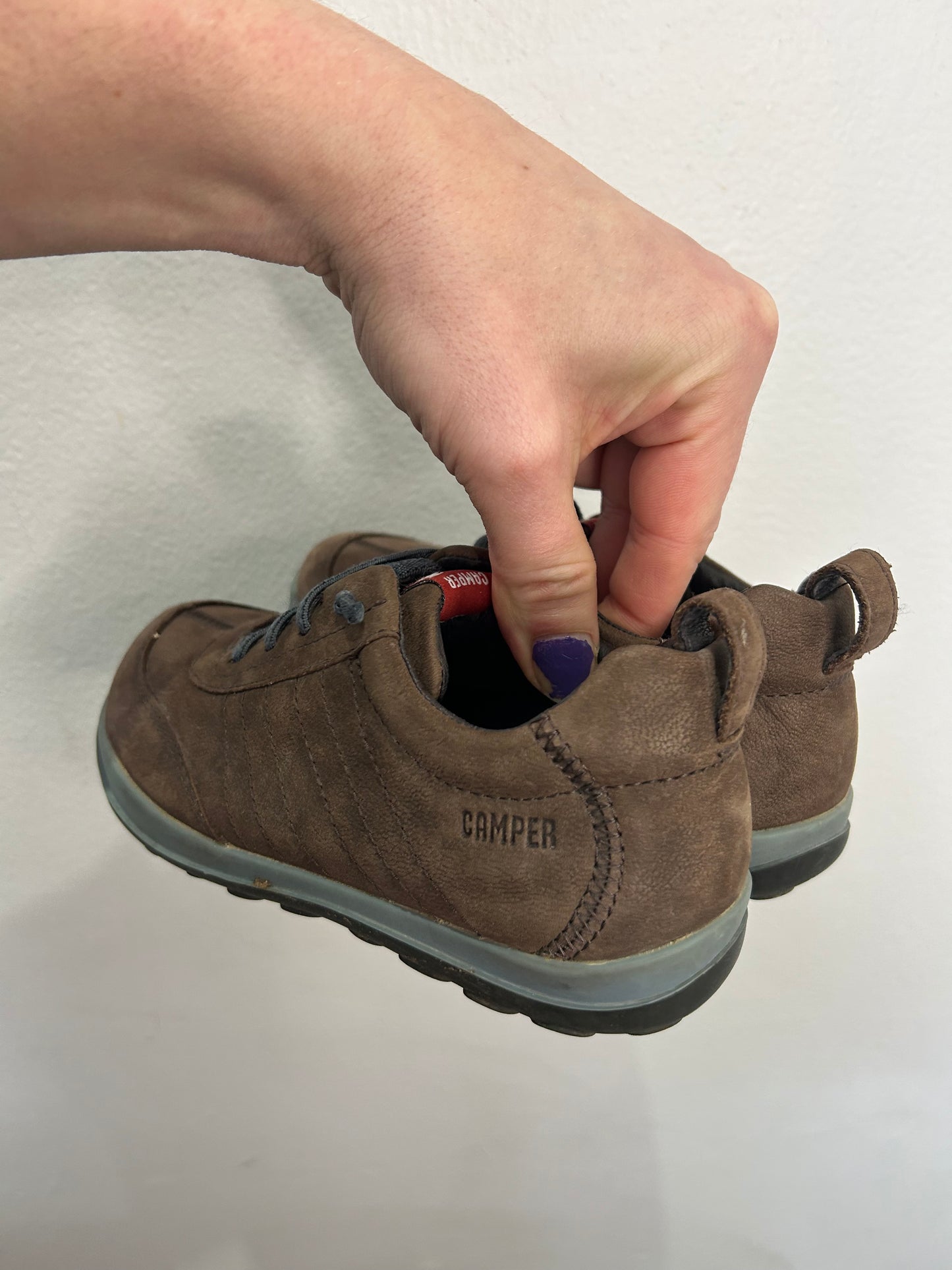 C12 Camper brown slippers