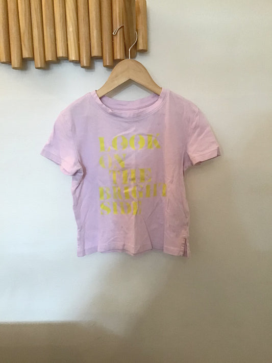 Look on the bright side tee 4-5y