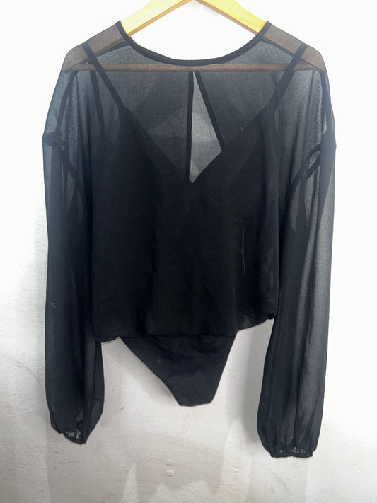 Wilfred black dressy bodysuit - size XS