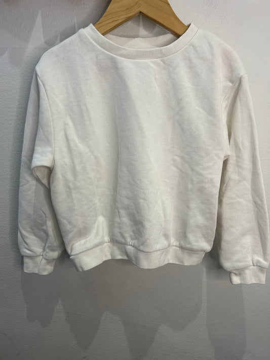 White pullover 3-4y