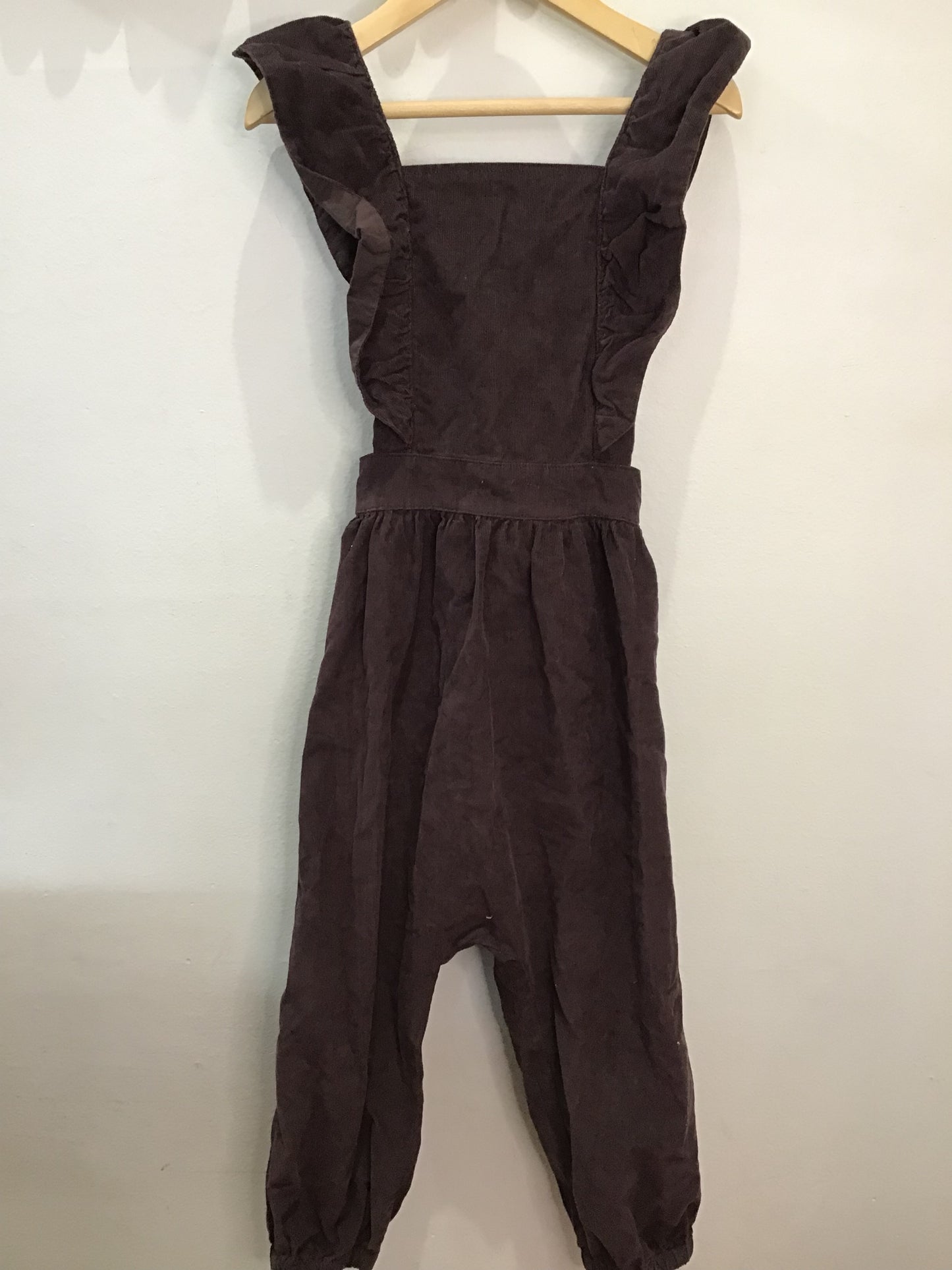 Jamie Kay eggplant overalls 5y NEW