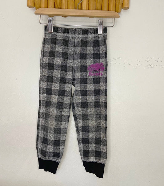 Roots checkered joggers 3y