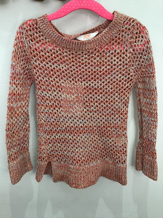 Sweater red crochet 2y