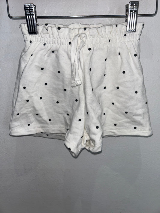 Mini polka dots shorts 4-5y
