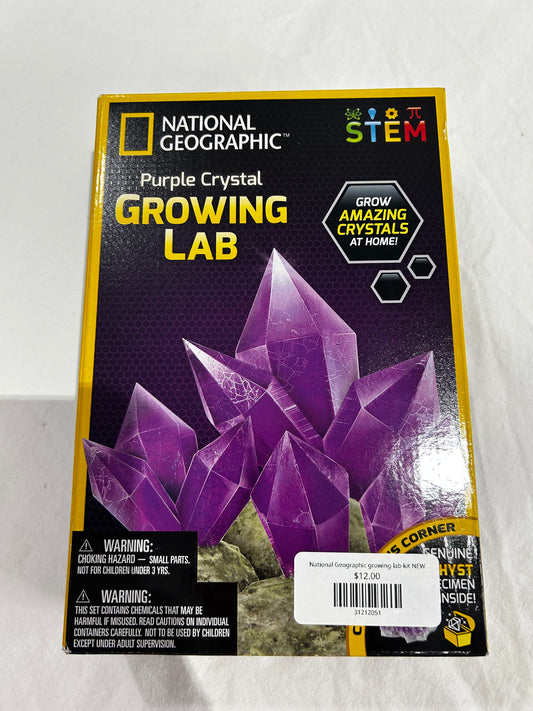 National Geographic growing lab kit NEW