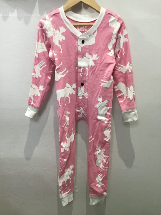 Lazyone pink moose sleeper 2y