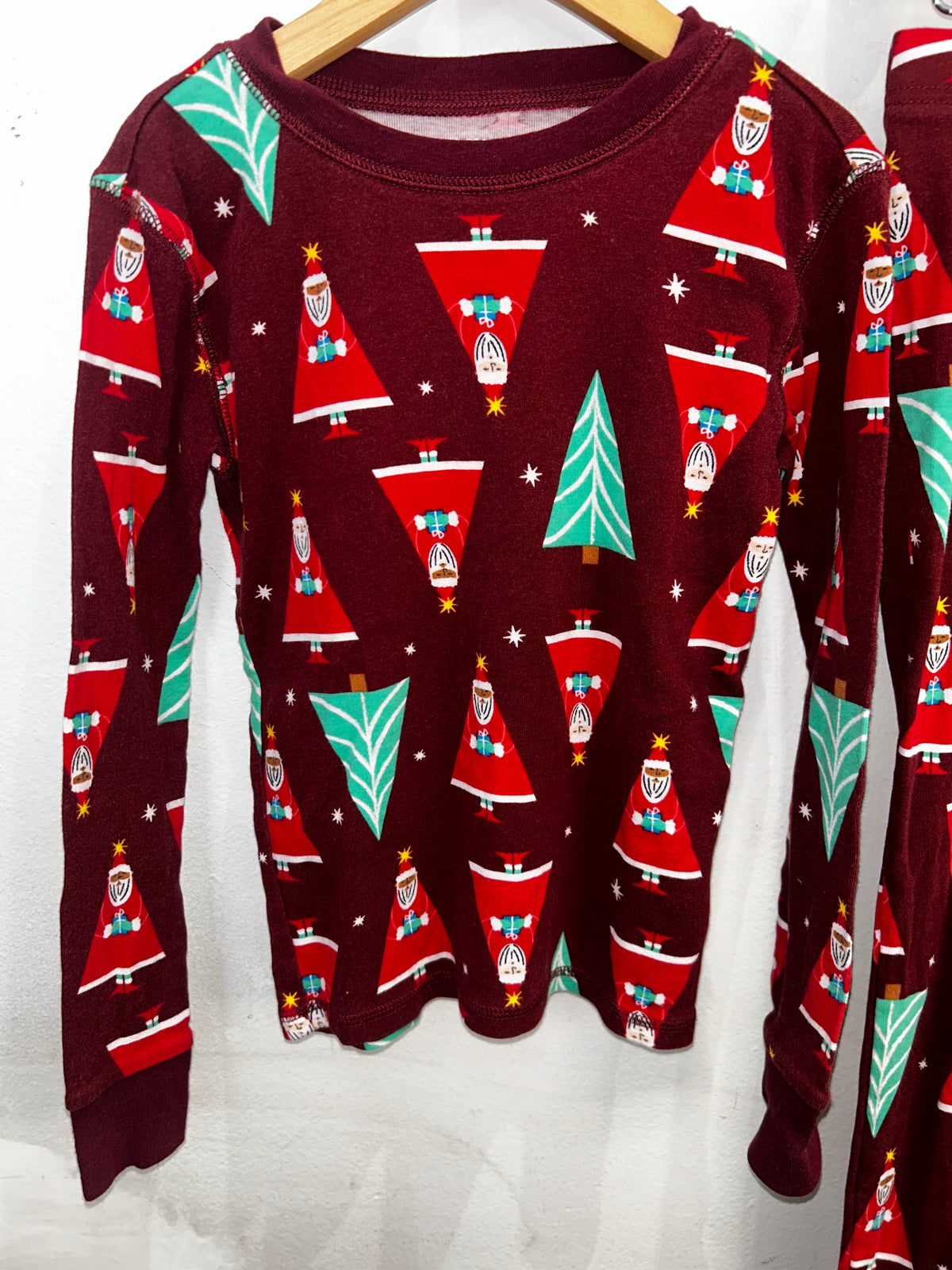 Christmas triangles pyjamas 8y