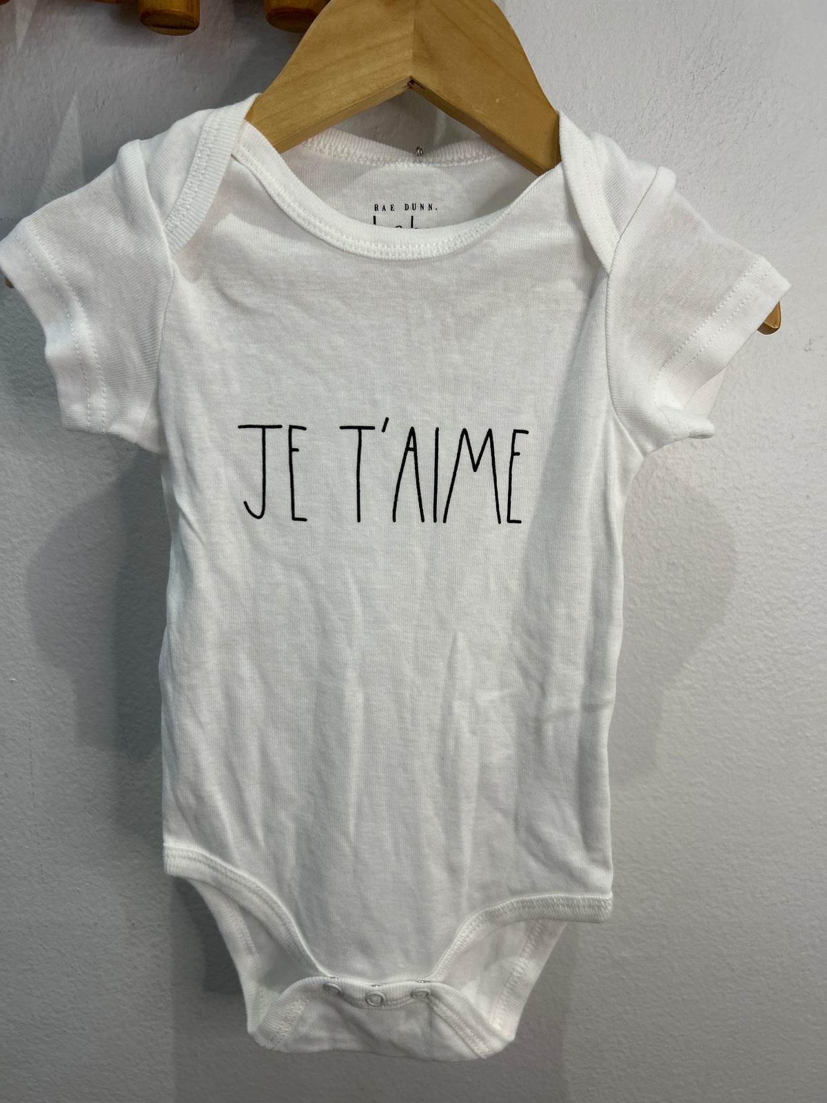 Je T'aime onesie 6-9m