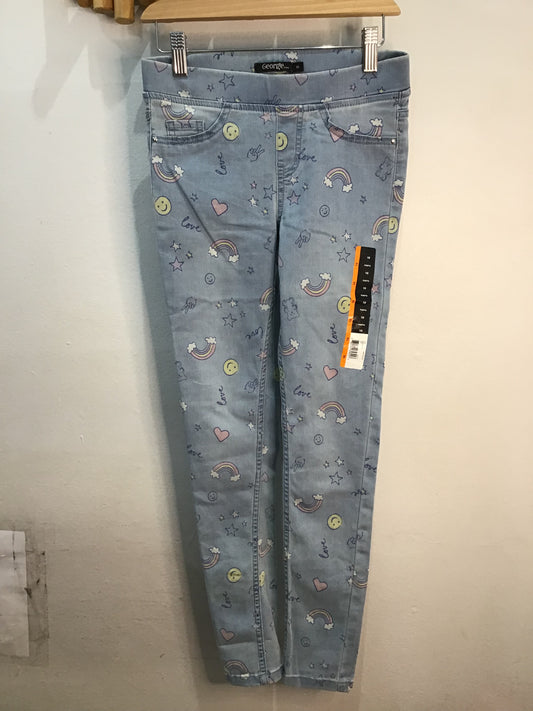 Doodle jeggings 10y NEW