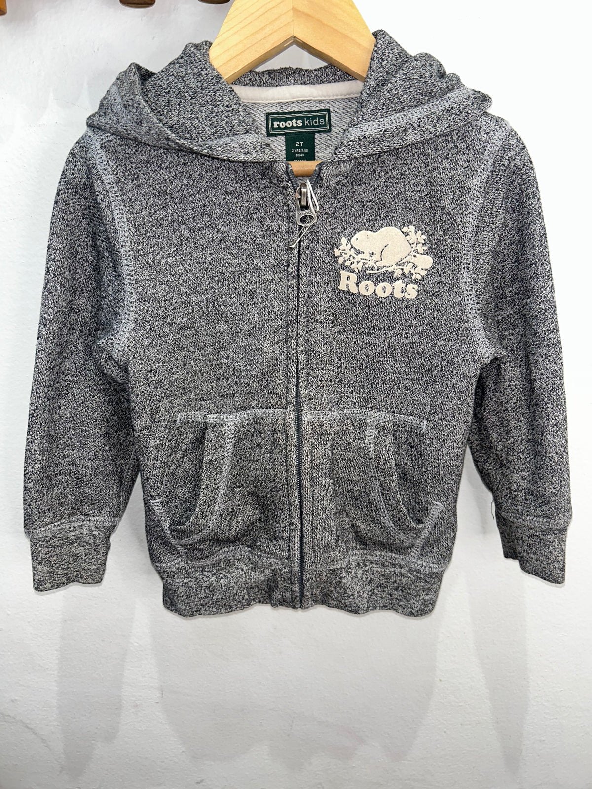 Roots grey sweatshirt 3y