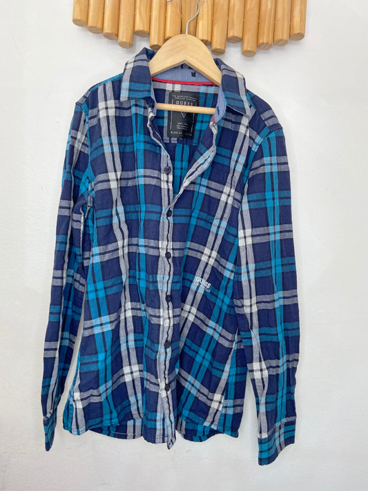 Blue long sleeve shirt 12y