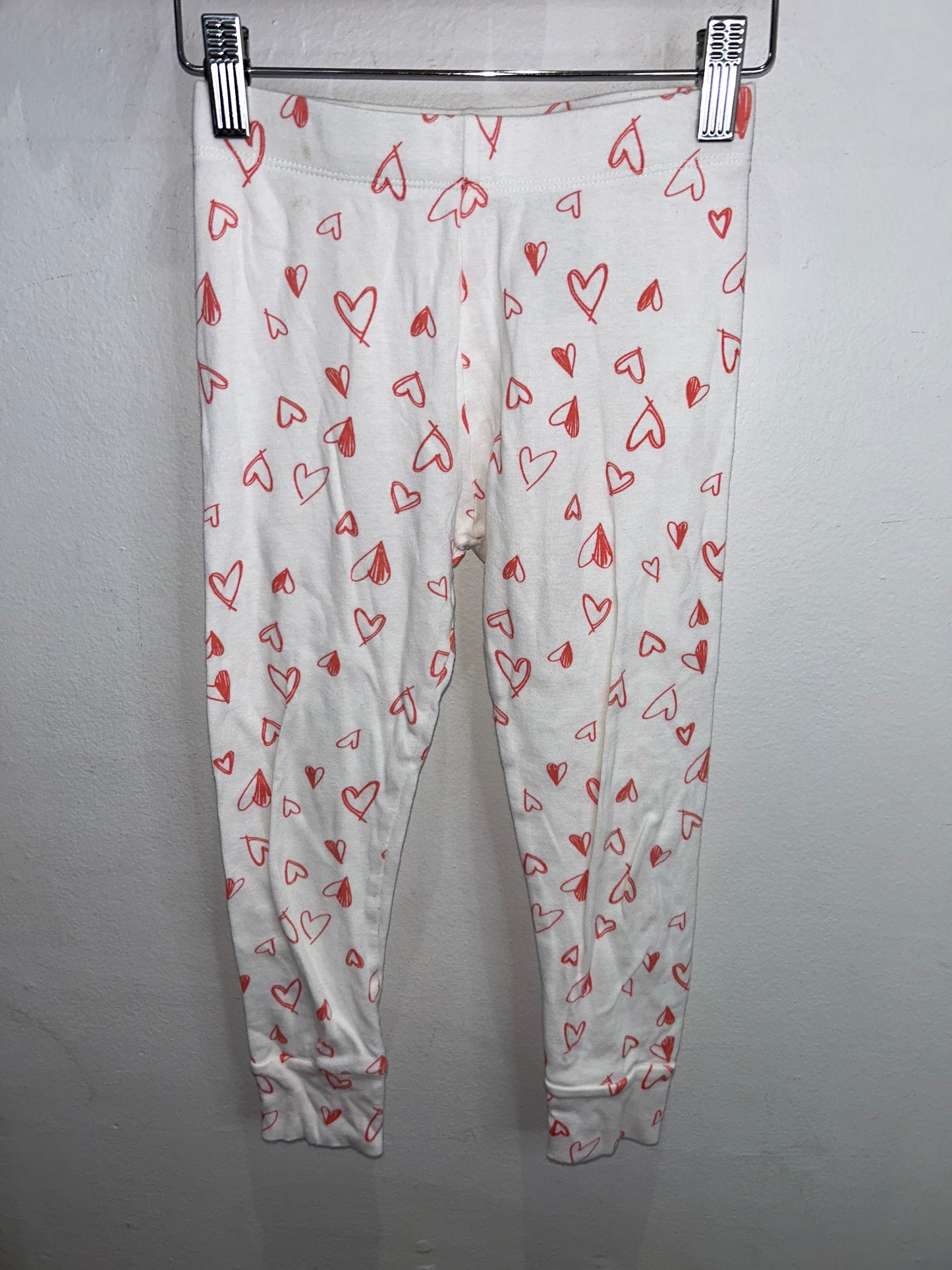 Peach hearts pyjamas 6y