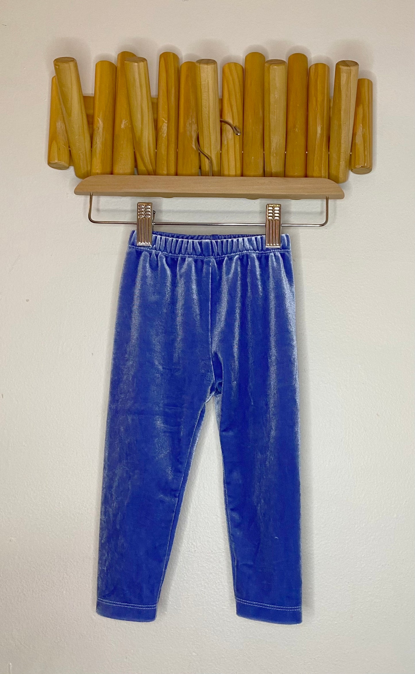 Hatley blue velvet pants 12-18m