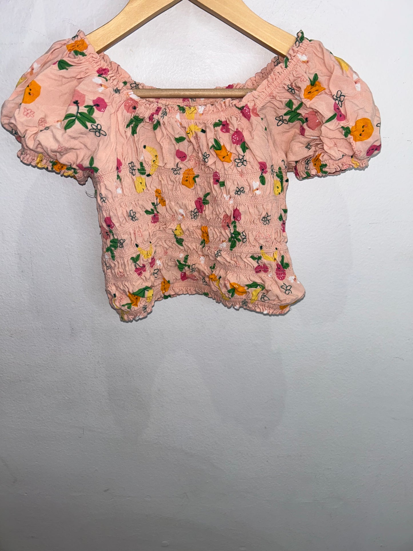 Souris Mini smocked fruits blouse 6y