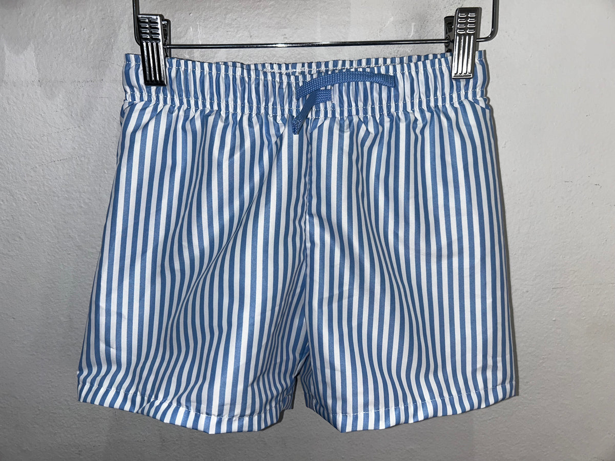 Vertical stripe swim shorts 6-7y NEW