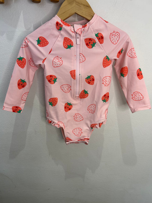 Strawberries swimsuit 12-18m