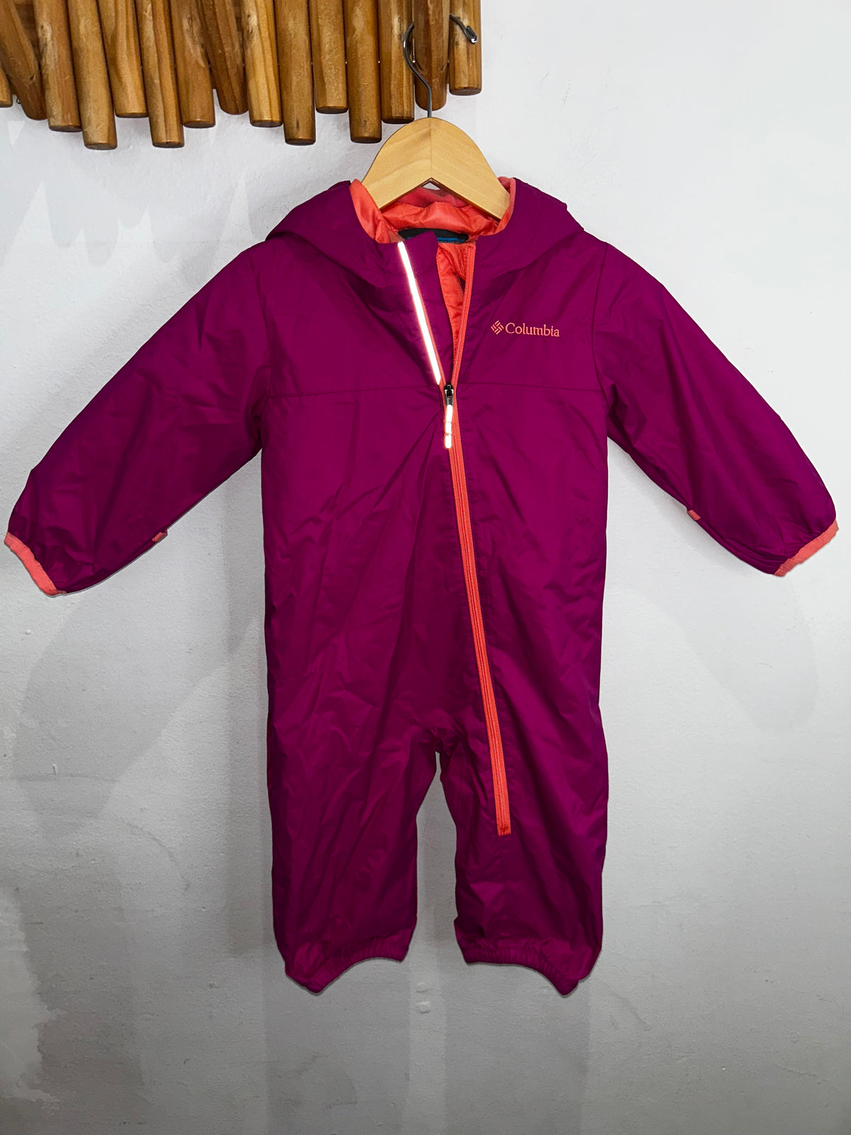 Columbia interchange snow or rainsuit 6-12m
