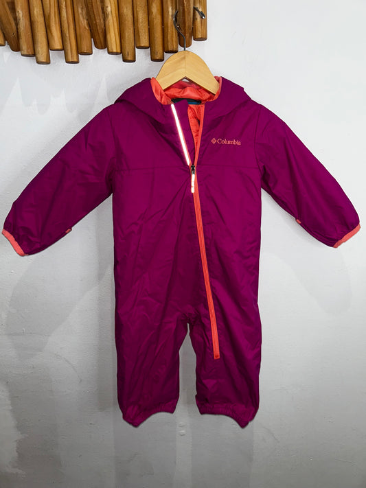 Columbia interchange snow or rainsuit 6-12m