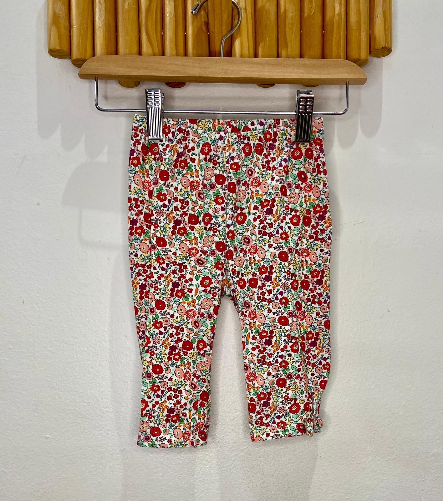 Carrots and flowers leggings 24m