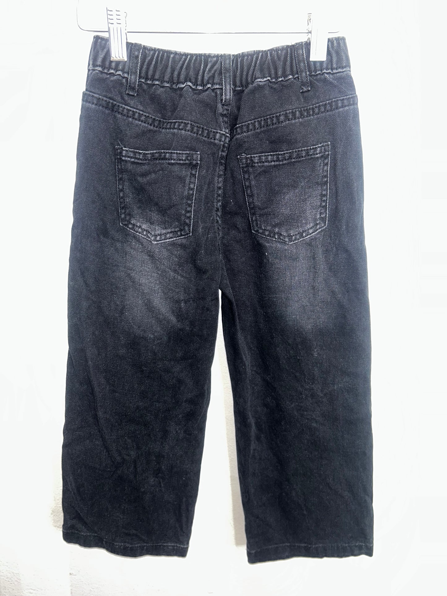 Rylee and Cru black wide leg jeans 6-7y
