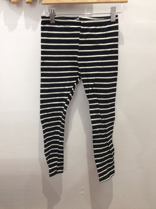 Minimioche white stripes leggings 7-8y