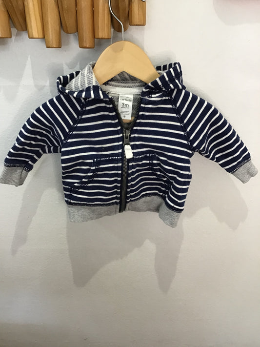 Sweatshirt blue stripes 3m