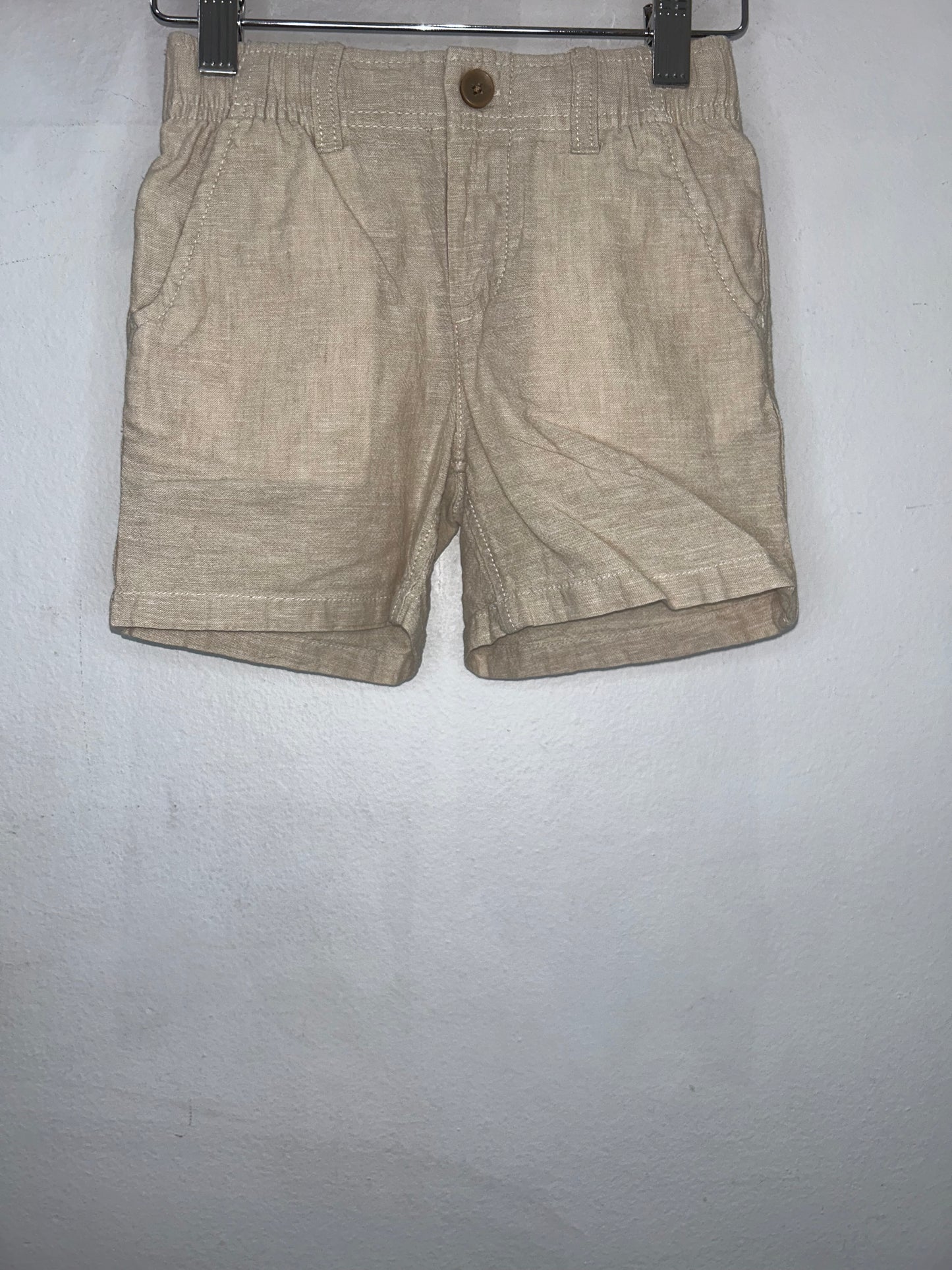 Beige linen shorts 2y
