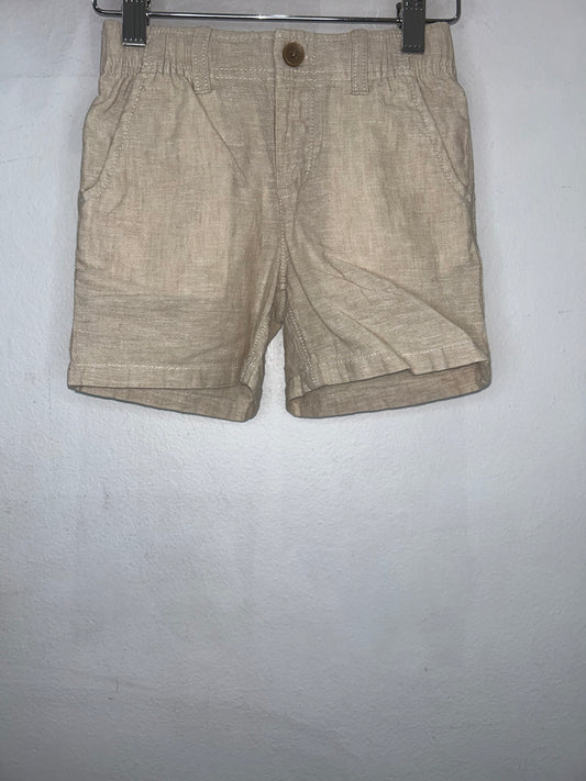 Beige linen shorts 2y