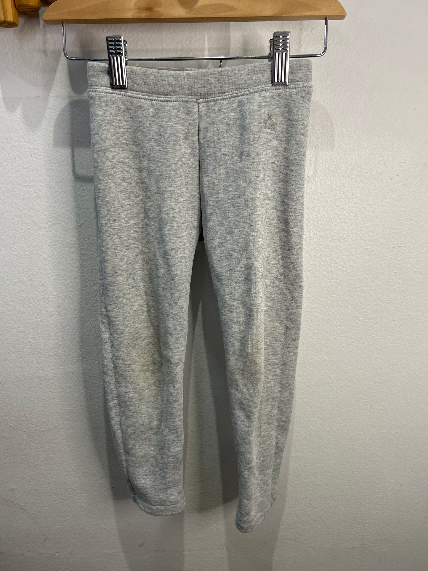 Grey fleece lined leggings 4y*