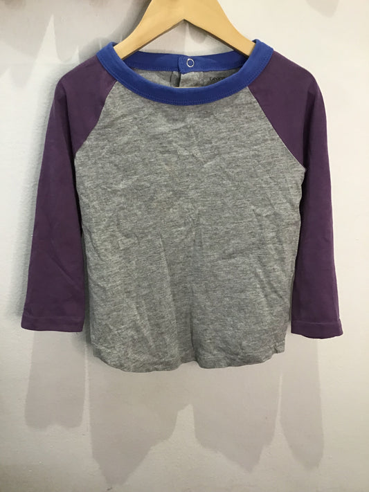 Longsleeve purple sleeves 3y