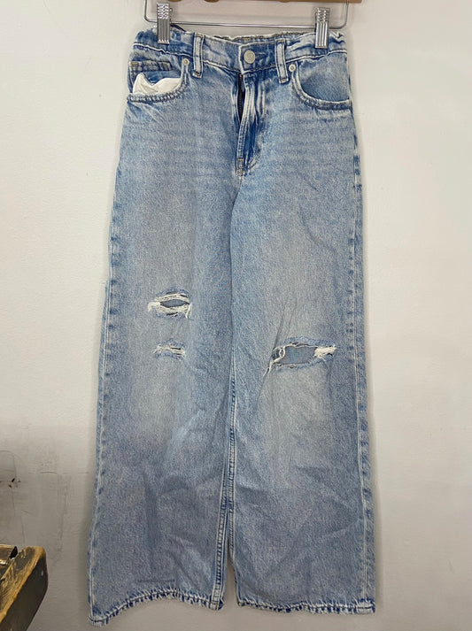 Low stride distressed pants 10y