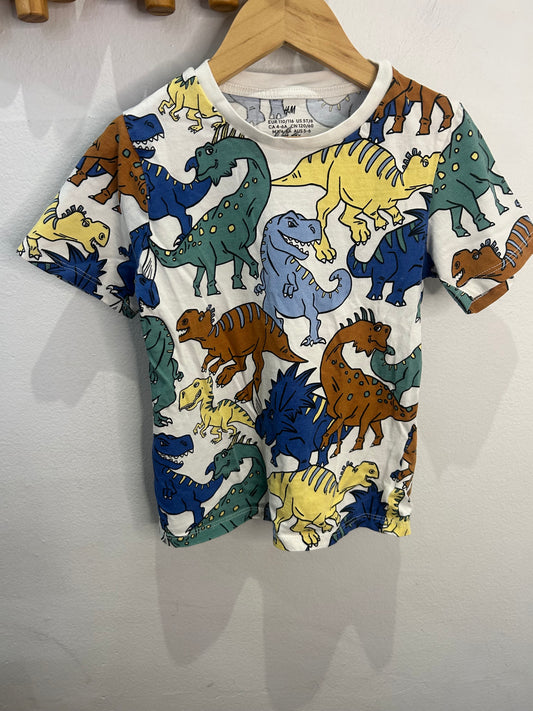 Dinos print tee 4-6y