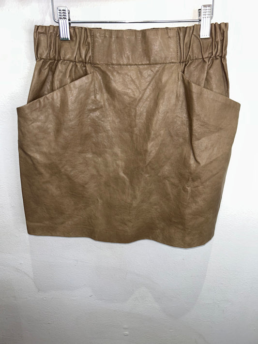 Faux leather skirt- adult S