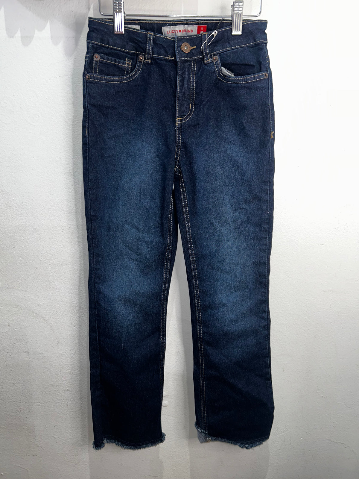 Flare raw hem jeans 10y