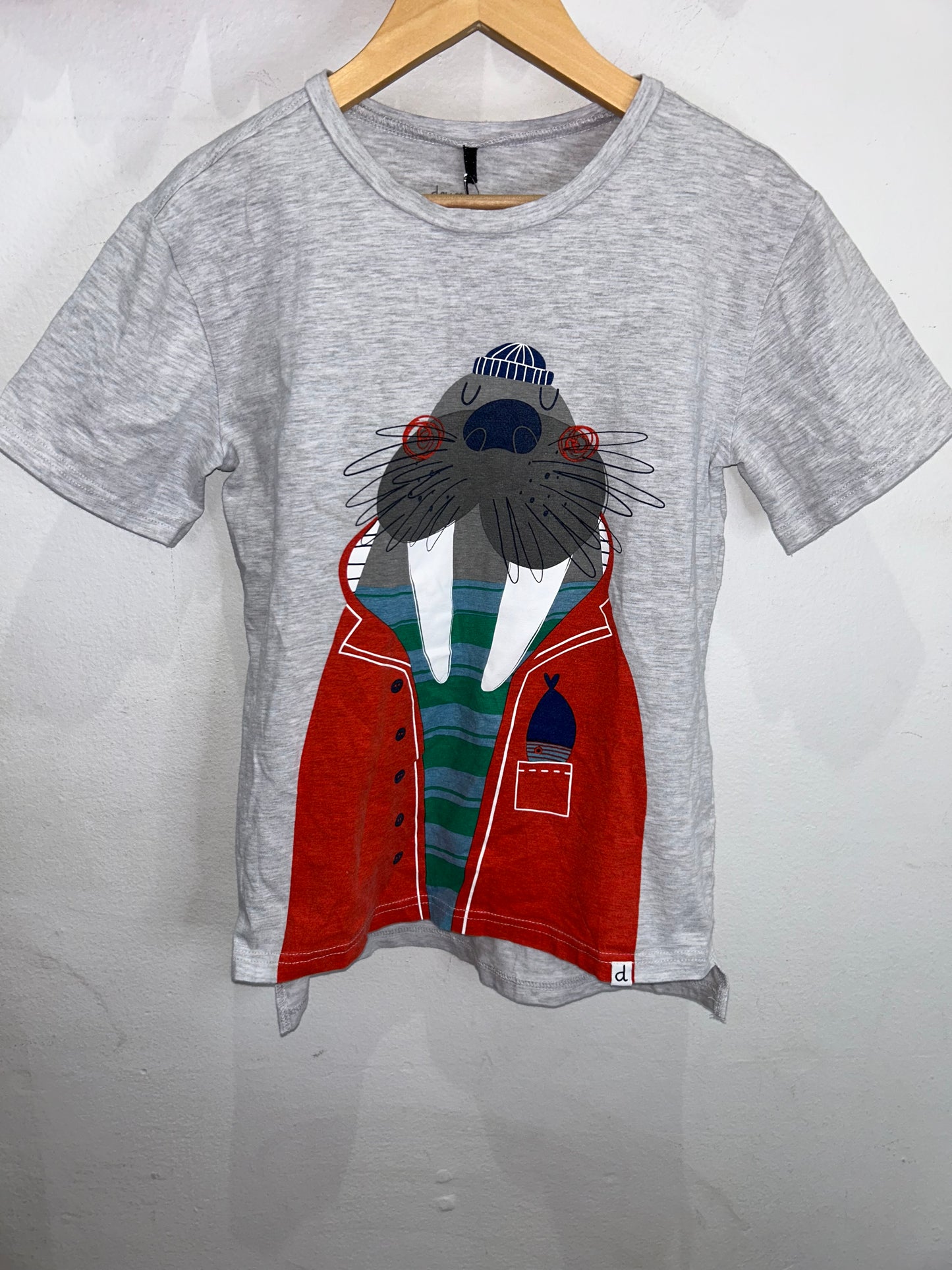 Deuxpardeux seal tee 8y