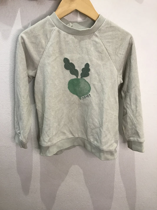 Pullover terry radish 2-3y