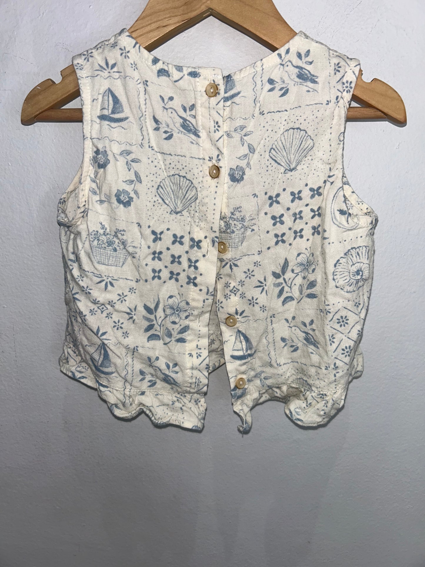 Rylee and Cru shells tanktop 6-7y