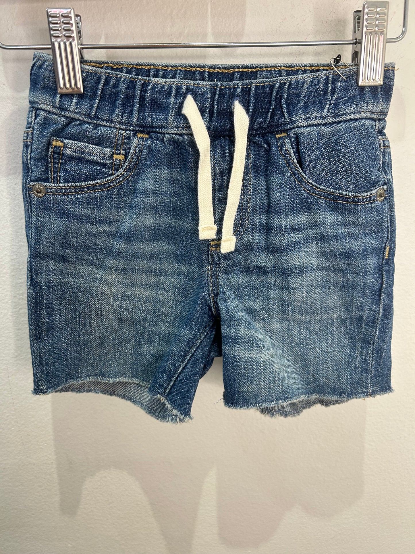 Denim cut-off pullon shorts 18-24m