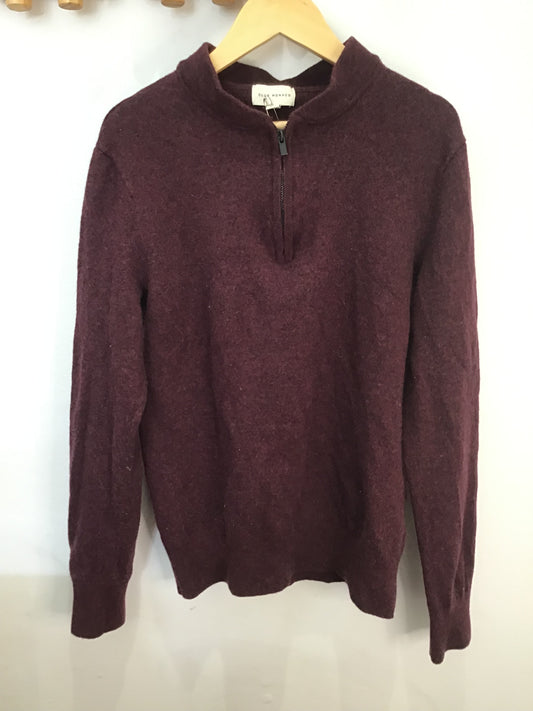 Club Monaco maroon quarter zip - adult S