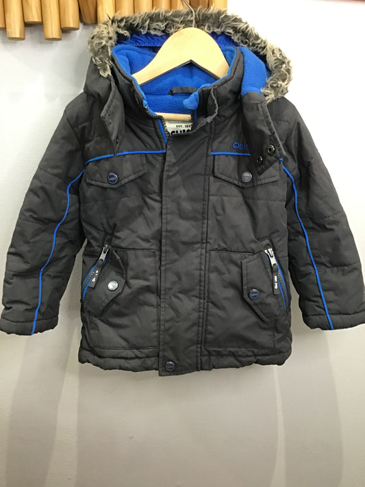 Grey winter jacket 2y