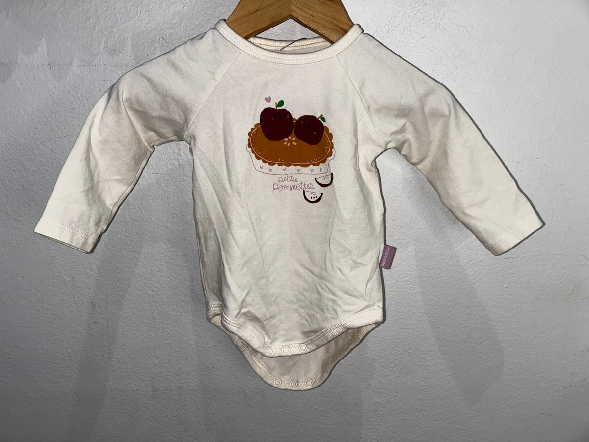 Apple pie onesie 3-6m