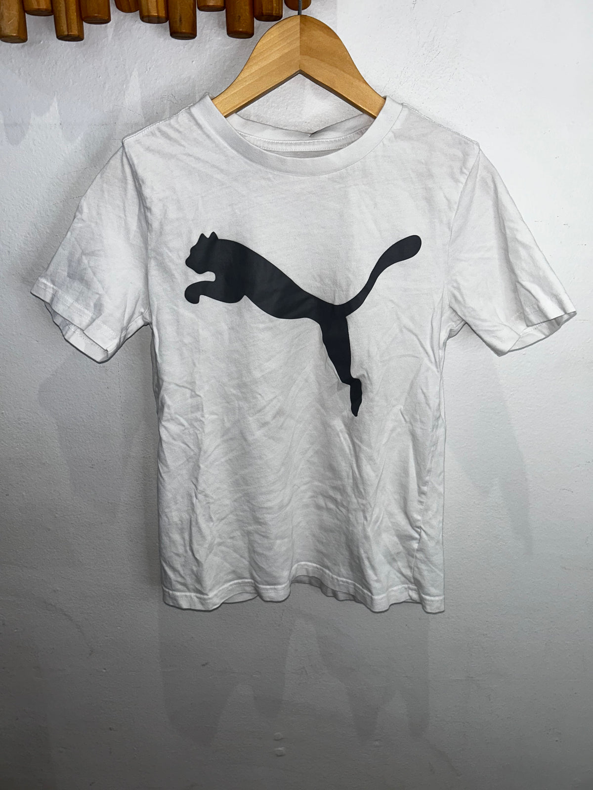 White Puma tee 8y